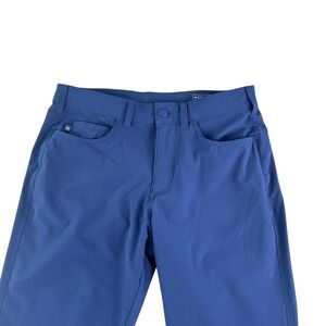 Mizzen Main‎ Pants Mens 30x30 Blue Helmsman Athletic Taper Performance Chino